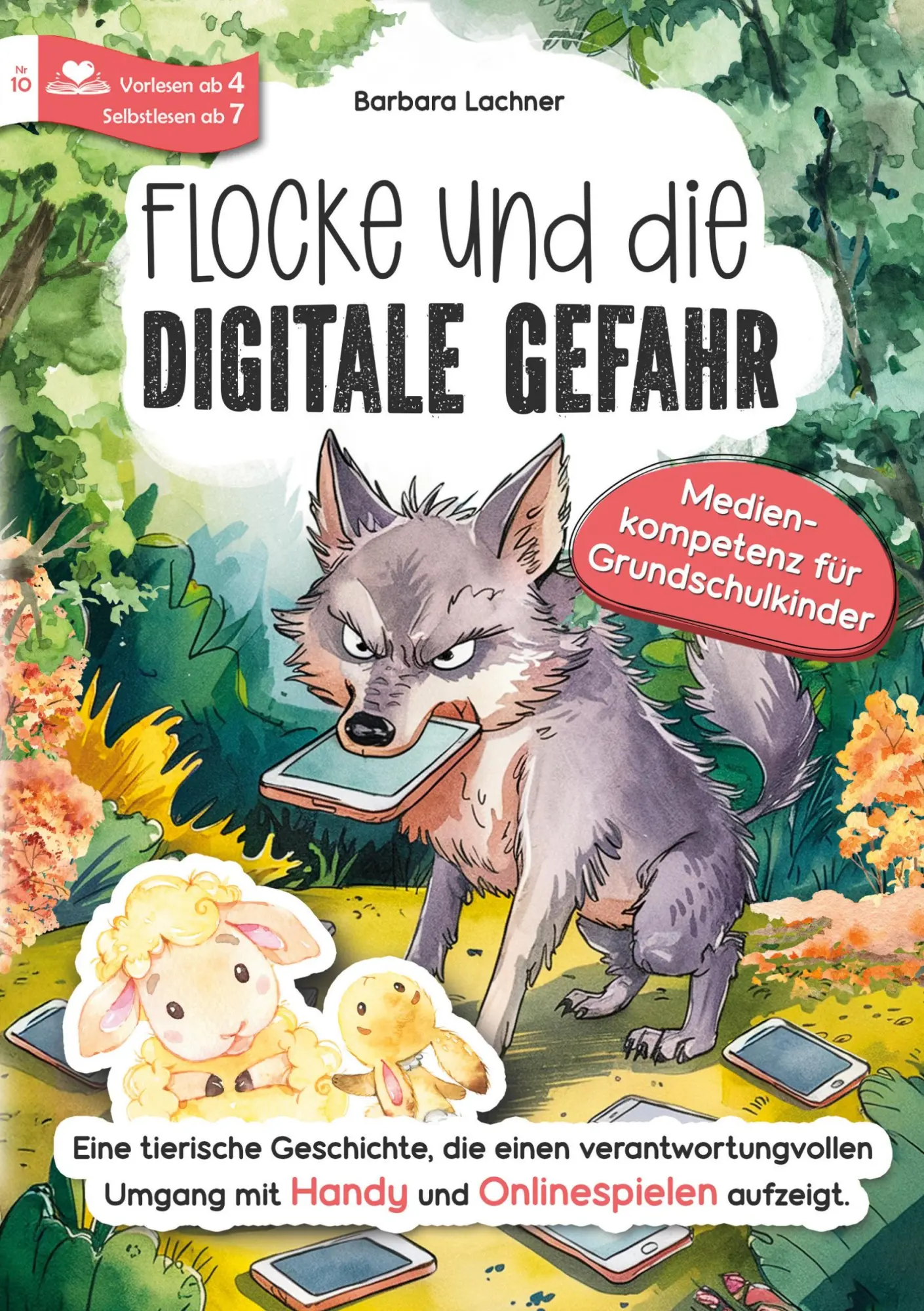 Cover: 9783759297839 | Flocke und die digitale Gefahr - Medienkompetenz für Grundschulkinder