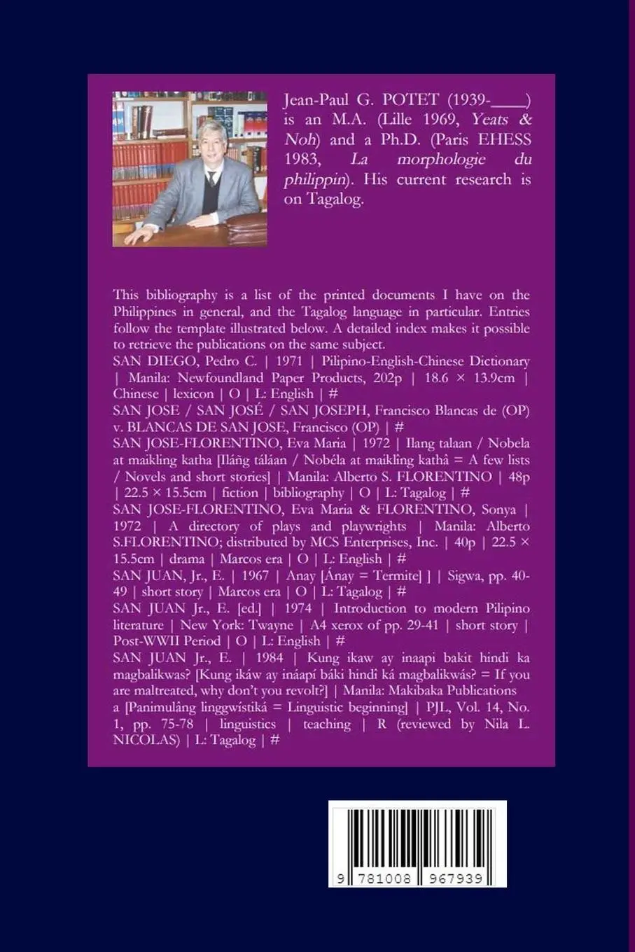 Rückseite: 9781008967939 | FILIPINIANA BIBLIOGRAPHY | Jean-Paul Potet | Taschenbuch | Englisch