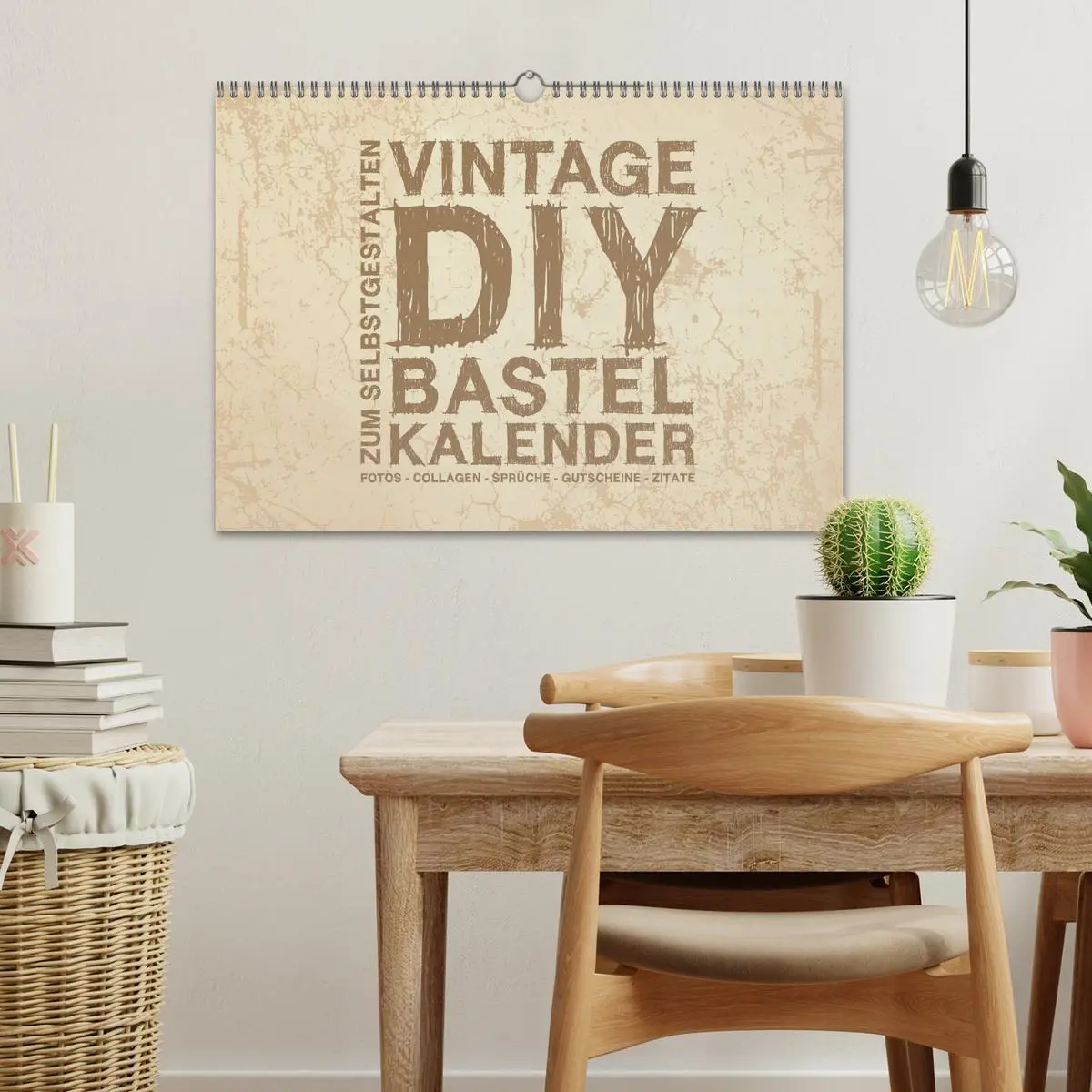 Bild: 9783457787939 | Vintage DIY Bastel-Kalender - Zum Selbstgestalten (Wandkalender...