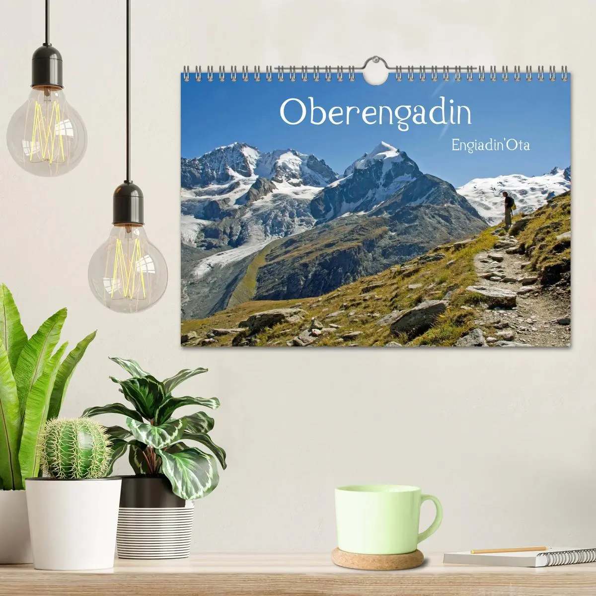 Bild: 9783516017939 | Oberengadin (Wandkalender 2026 DIN A4 quer), CALVENDO Monatskalender