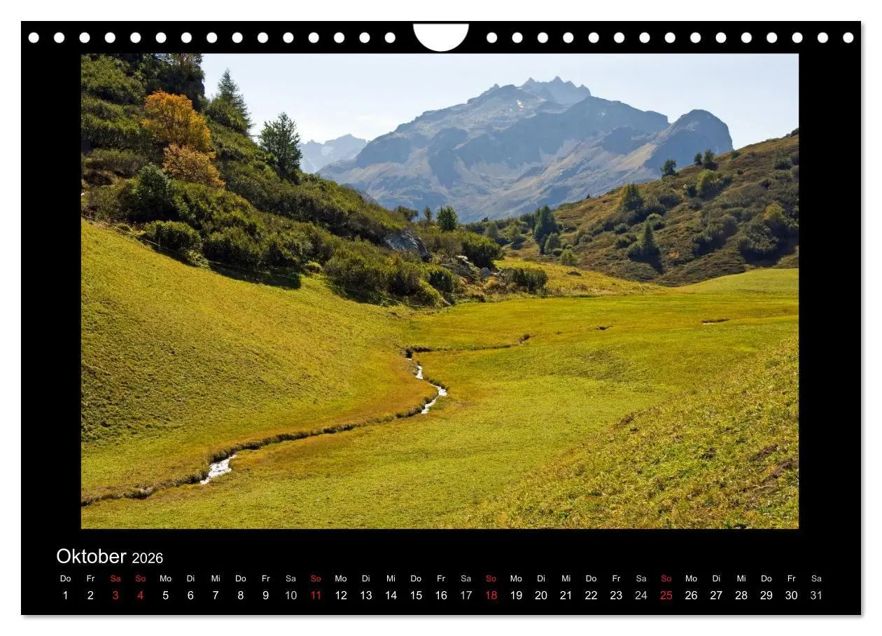 Bild: 9783516017939 | Oberengadin (Wandkalender 2026 DIN A4 quer), CALVENDO Monatskalender
