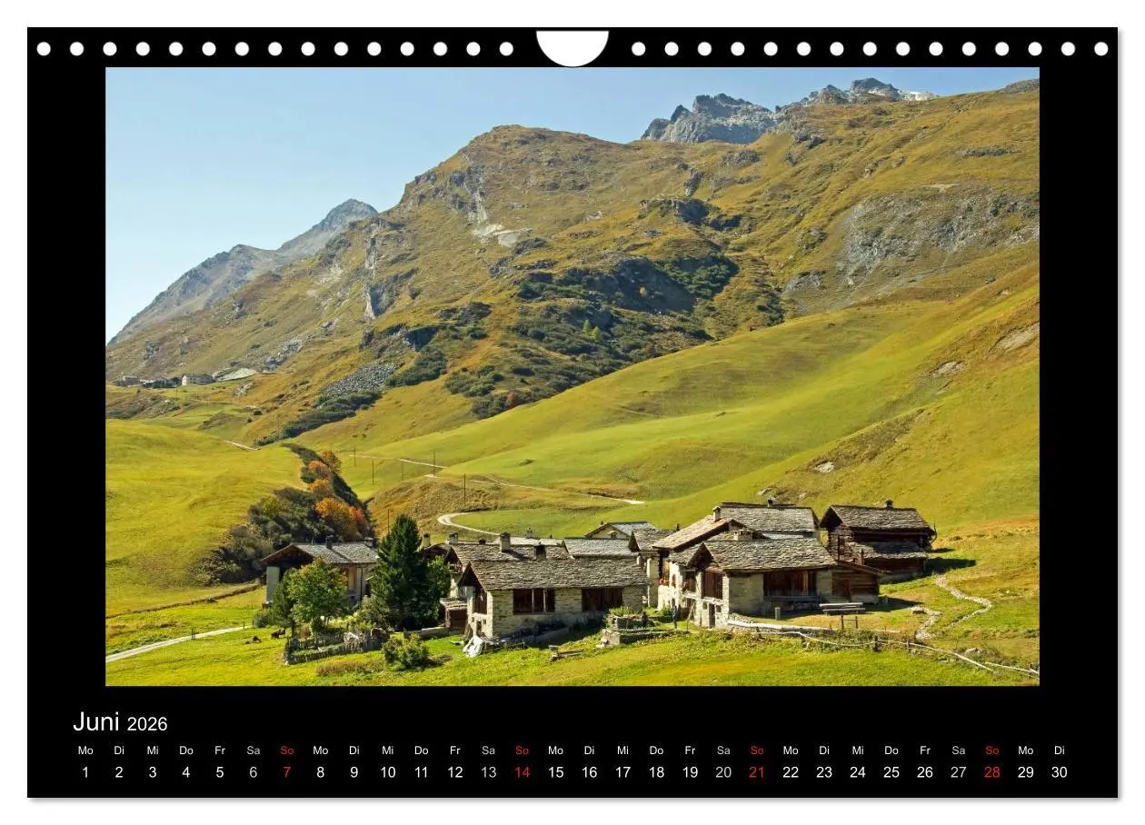 Bild: 9783516017939 | Oberengadin (Wandkalender 2026 DIN A4 quer), CALVENDO Monatskalender