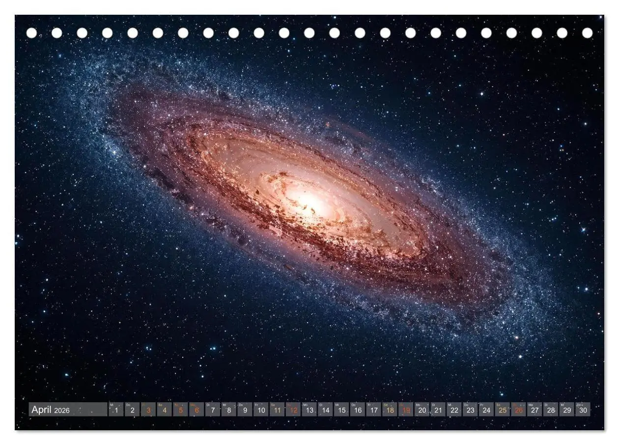 Bild: 9783516707939 | Fantastische Sternenwelten (Tischkalender 2026 DIN A5 quer),...
