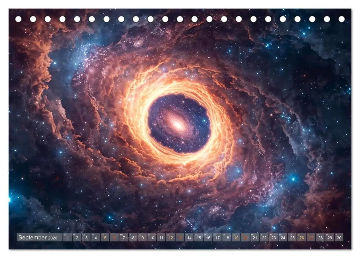 Bild: 9783516707939 | Fantastische Sternenwelten (Tischkalender 2026 DIN A5 quer),...