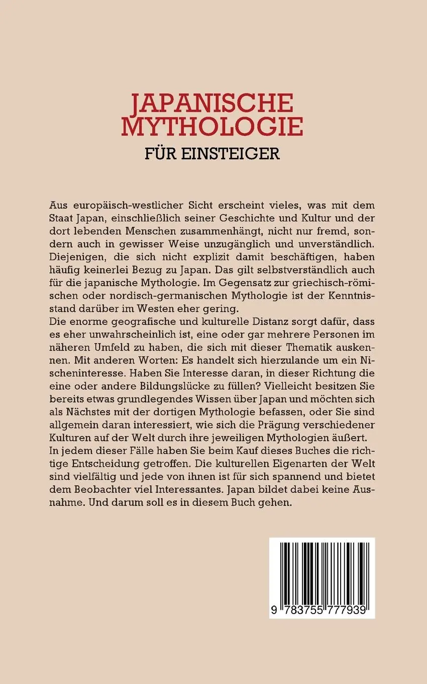 Rückseite: 9783755777939 | Japanische Mythologie für Einsteiger | Tobias Kuhn | Taschenbuch