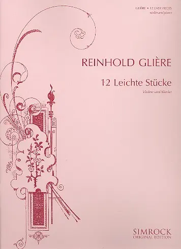 Cover: 9790221117939 | Twelve Easy Pieces | Reinhold Glière | Buch | EAN 9790221117939