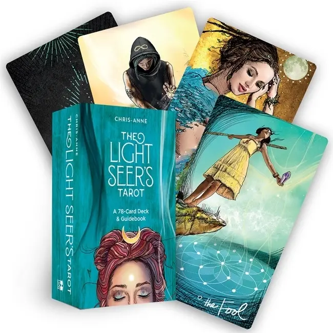 Cover: 9781401958039 | The Light Seer's Tarot | A 78-Card Deck &amp; Guidebook | Donnelly | Box