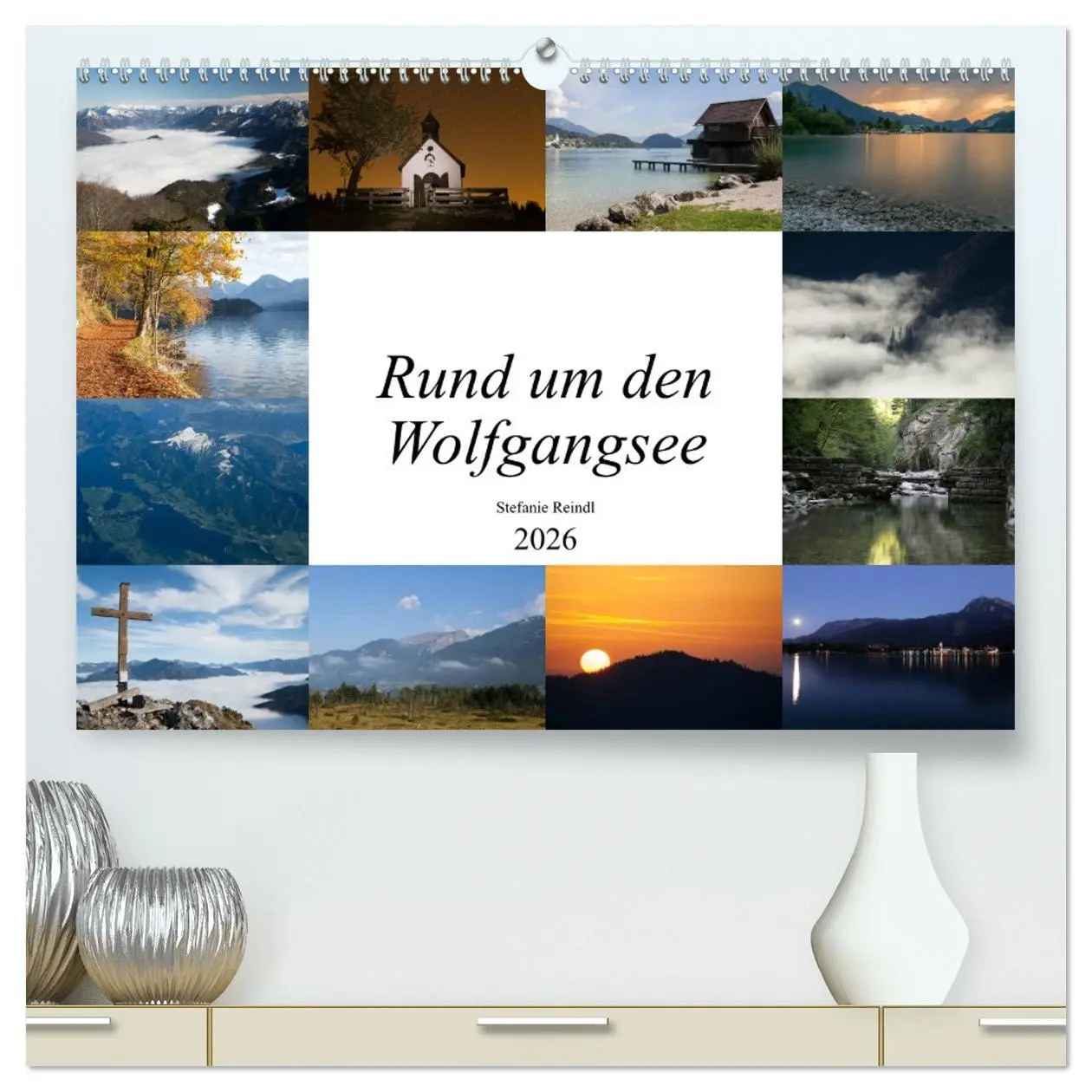 Cover: 9783457748039 | Rund um den Wolfgangsee (hochwertiger Premium Wandkalender 2026 DIN...