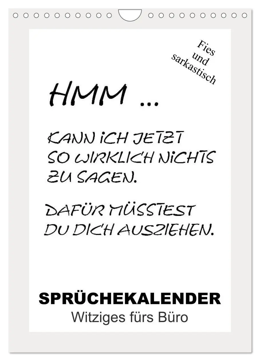 Cover: 9783516388039 | Sprüchekalender. Witziges fürs Büro (Wandkalender 2026 DIN A4...