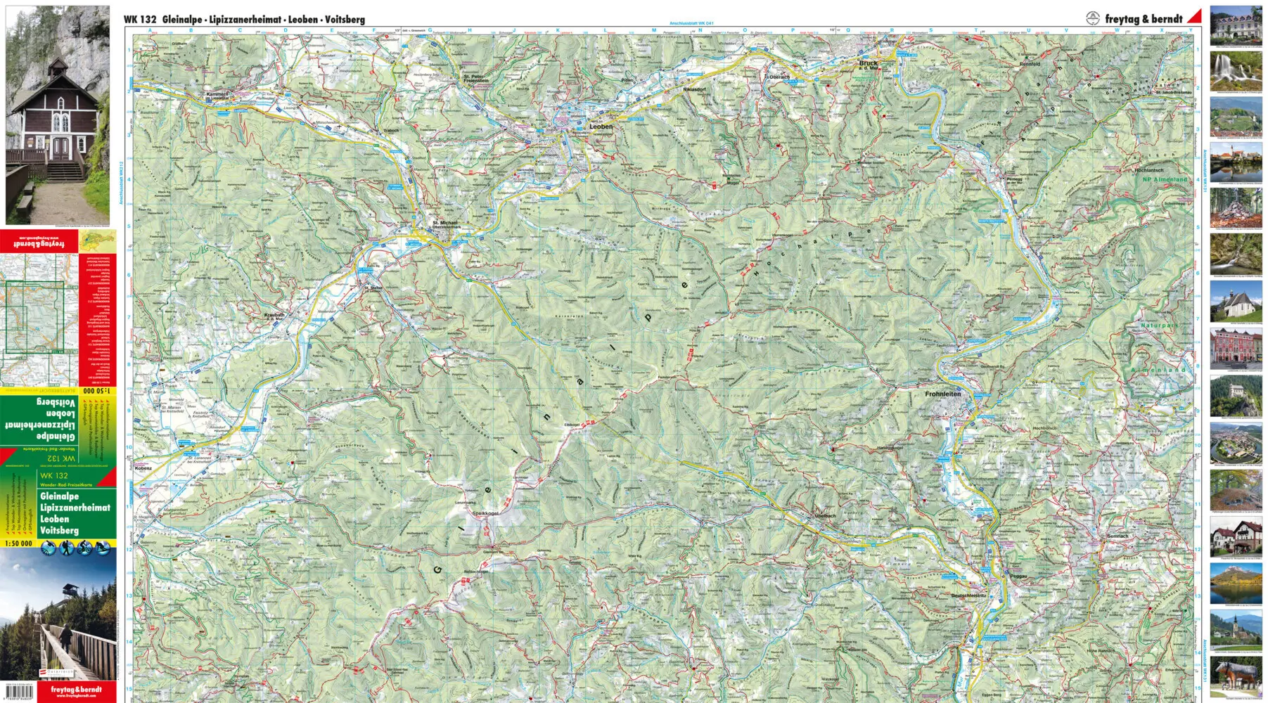 Bild: 9783850848039 | freytag &amp; berndt Wanderkarte WK 132 Gleinalpe - Lipizzanerheimat -...