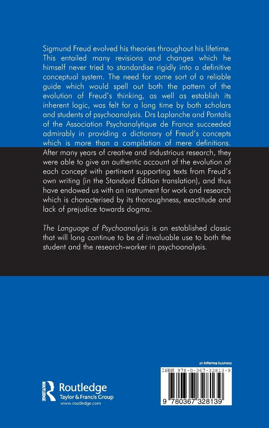 Rückseite: 9780367328139 | The Language of Psychoanalysis | Jean Laplanche (u. a.) | Buch | 2019