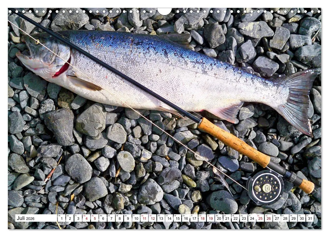 Bild: 9783457598139 | Anglerglück - den Fisch am Haken (Wandkalender 2026 DIN A3 quer),...