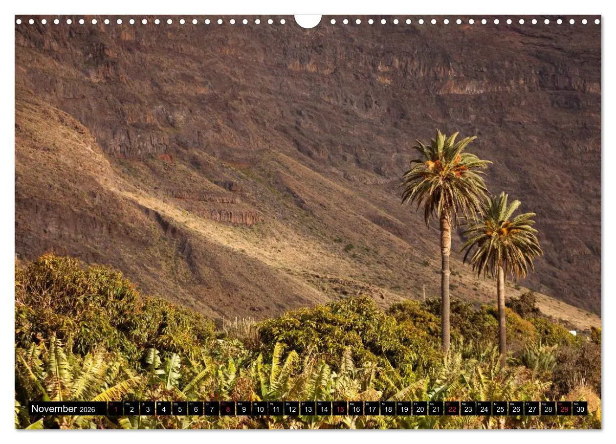 Bild: 9783516068139 | La Gomera - Valle Gran Rey (Wandkalender 2026 DIN A3 quer),...