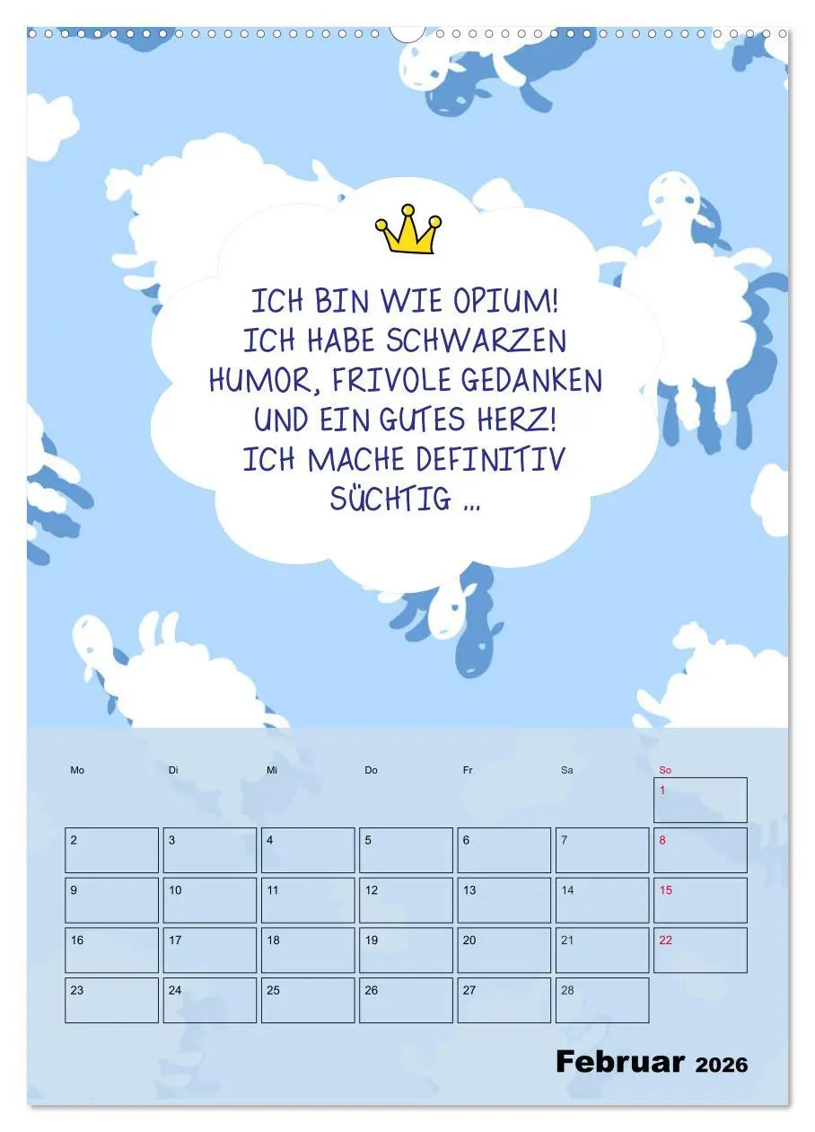 Bild: 9783516378139 | Königin über alles! Typokalender für starke Frauen (hochwertiger...