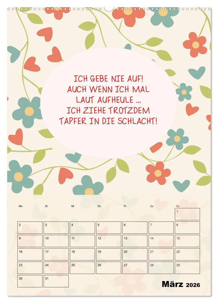 Bild: 9783516378139 | Königin über alles! Typokalender für starke Frauen (hochwertiger...