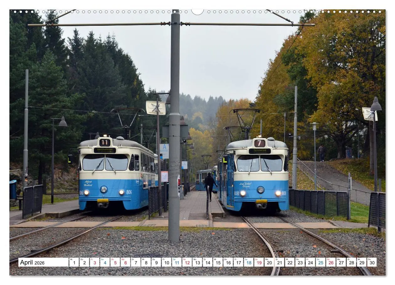 Bild: 9783457728239 | Die Göteborger Straßenbahn (hochwertiger Premium Wandkalender 2026...