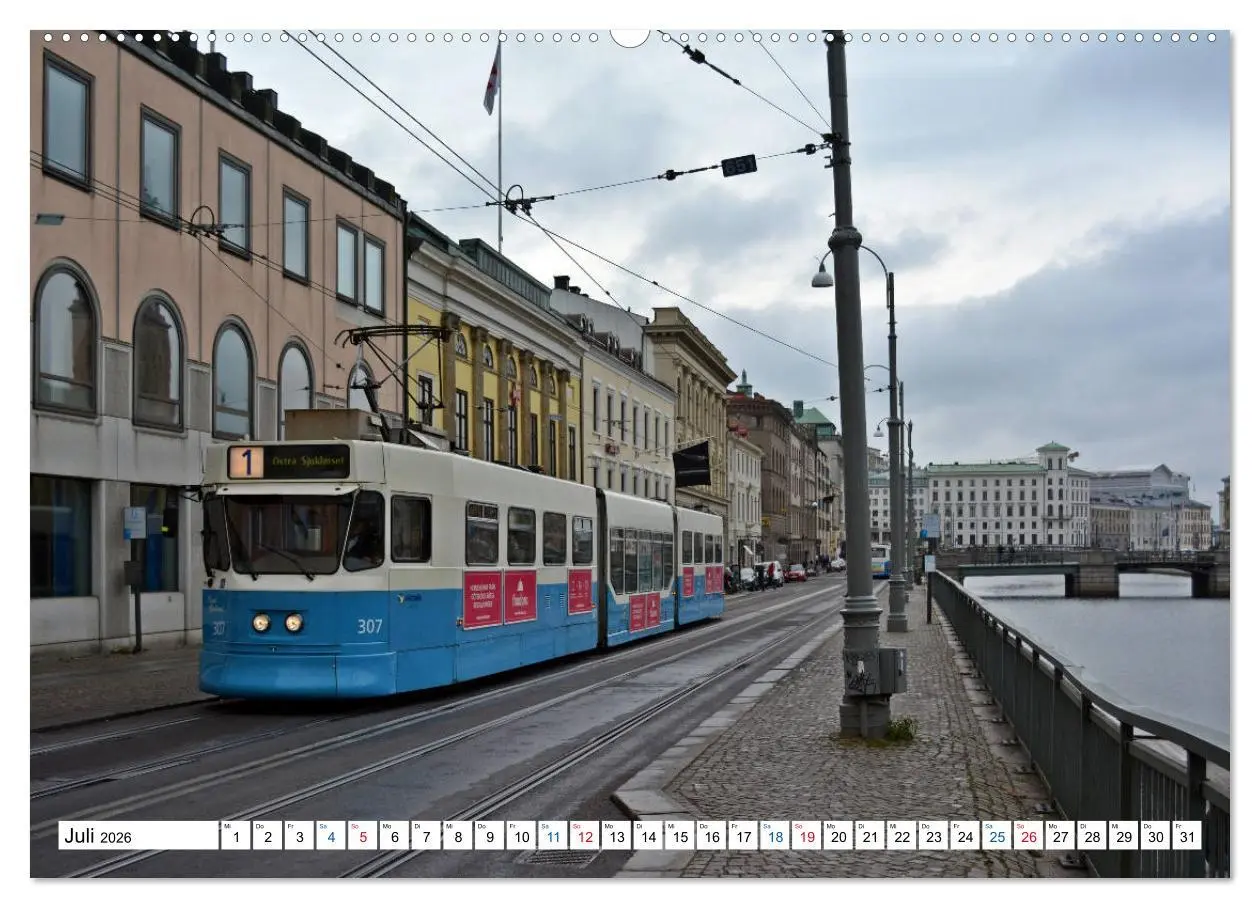 Bild: 9783457728239 | Die Göteborger Straßenbahn (hochwertiger Premium Wandkalender 2026...