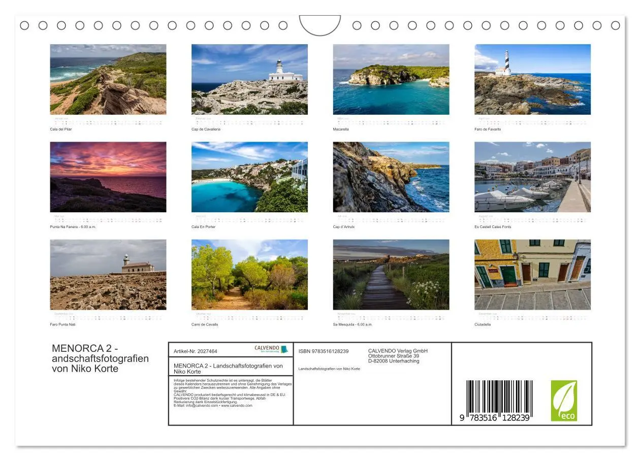 Bild: 9783516128239 | MENORCA 2 - Landschaftsfotografien von Niko Korte (Wandkalender...