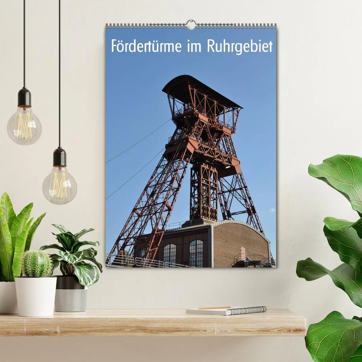 Bild: 9783516438239 | Fördertürme im Ruhrgebiet (Wandkalender 2026 DIN A2 hoch), CALVENDO...
