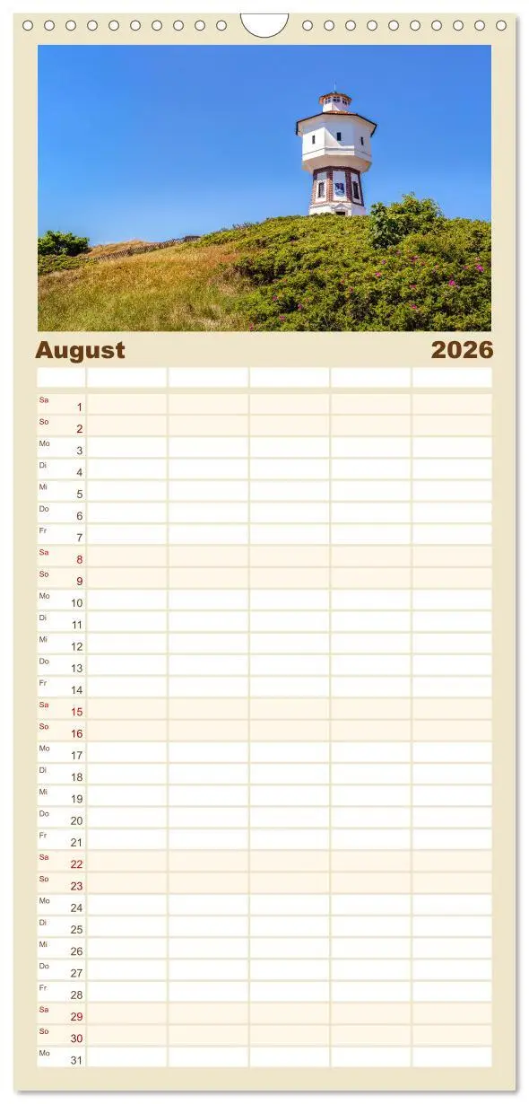 Bild: 9783516508239 | Familienplaner 2026 - NORDSEE-VERLIEBT mit 5 Spalten (Wandkalender,...