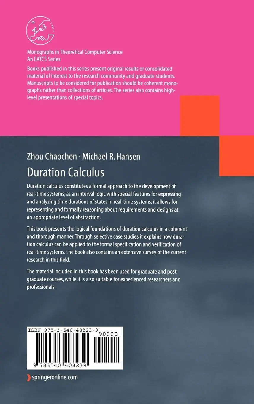 Rückseite: 9783540408239 | Duration Calculus | A Formal Approach to Real-Time Systems | Buch | x