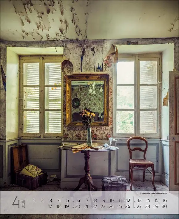 Bild: 9783731888239 | Lost Places 2026 | Verlag Korsch | Kalender | Spiralbindung | 14 S.
