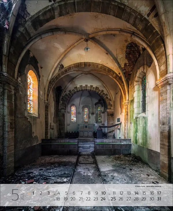 Bild: 9783731888239 | Lost Places 2026 | Verlag Korsch | Kalender | Spiralbindung | 14 S.