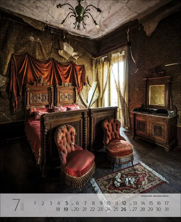 Bild: 9783731888239 | Lost Places 2026 | Verlag Korsch | Kalender | Spiralbindung | 14 S.