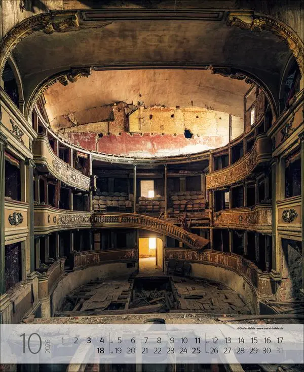 Bild: 9783731888239 | Lost Places 2026 | Verlag Korsch | Kalender | Spiralbindung | 14 S.