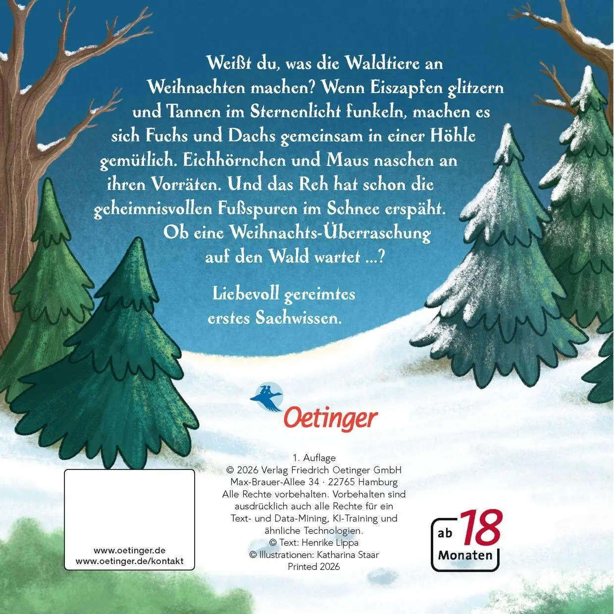 Autor: 9783751208239 | Es wird Weihnachten hier im Wald | Henrike Lippa | Buch | 16 S. | 2026