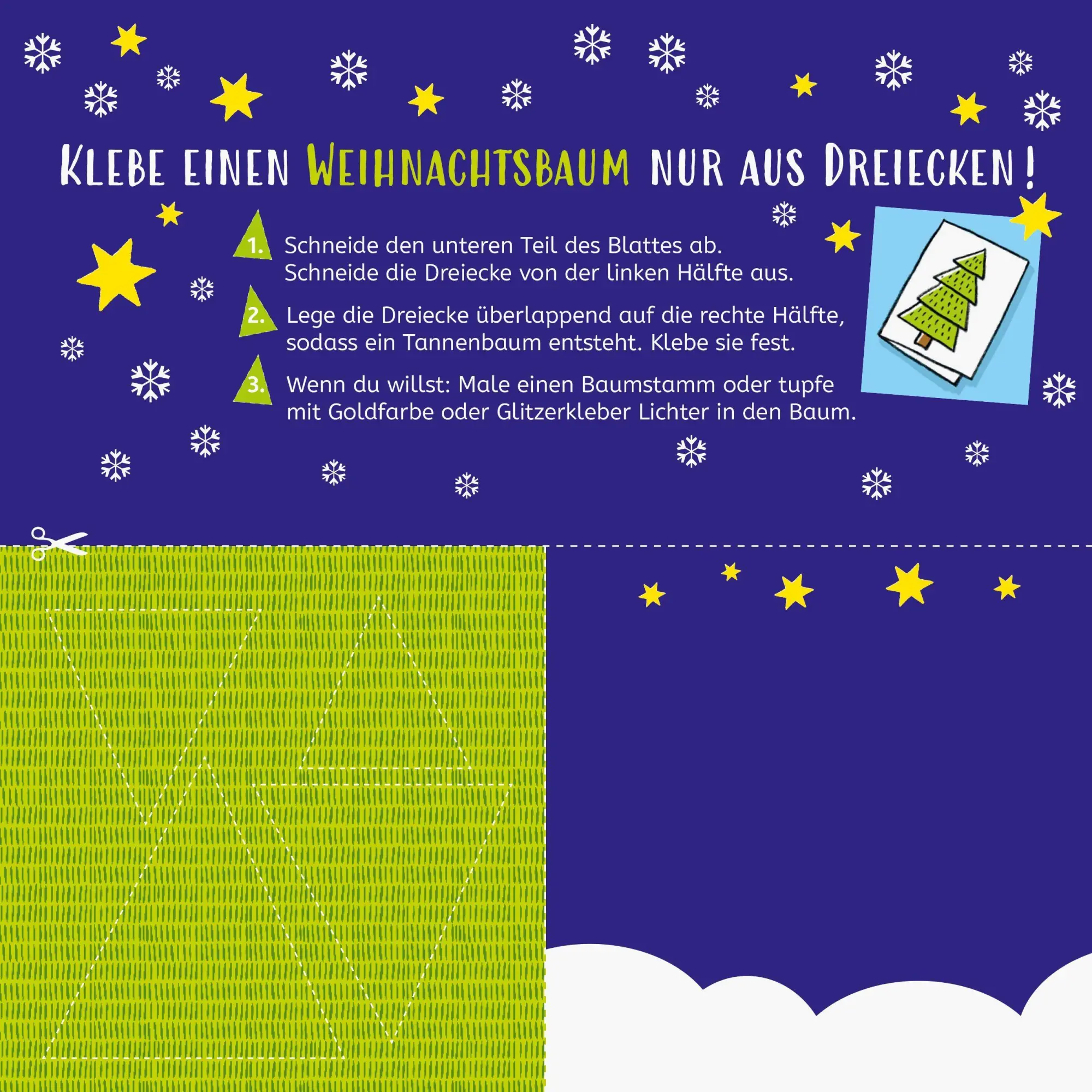 Bild: 9783473488339 | Mein Weihnachtsblock: 24 Ideen zum Malen, Basteln, Rätseln | Scheller