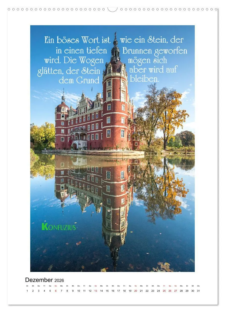 Bild: 9783516288339 | Interessante Zitate (hochwertiger Premium Wandkalender 2026 DIN A2...