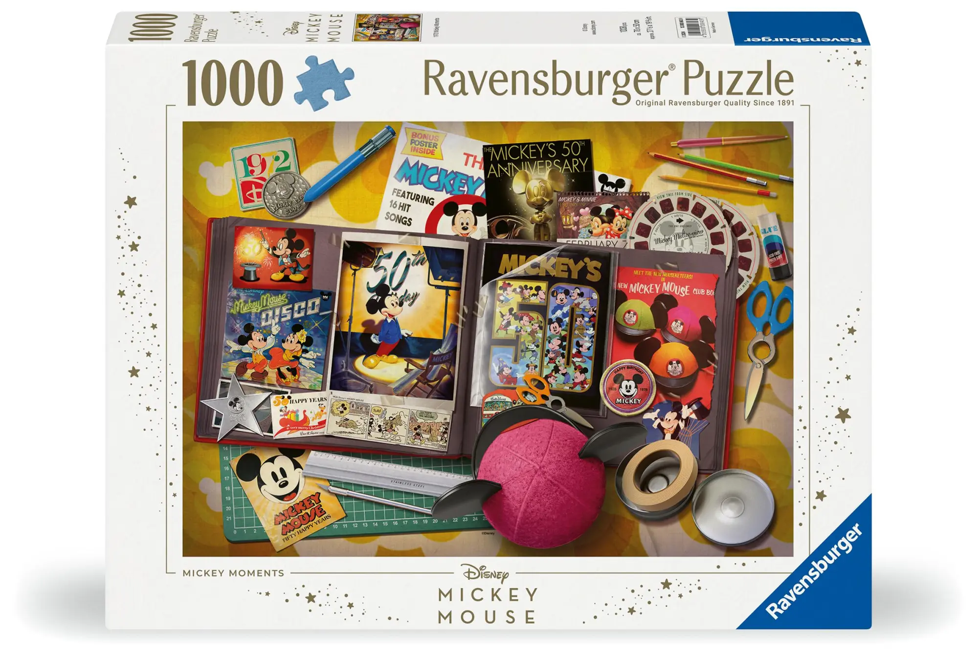 Cover: 4005555008439 | Erwachsenenpuzzle 1000 Teile - Disney Micky Maus - 1970 Mickey Moments