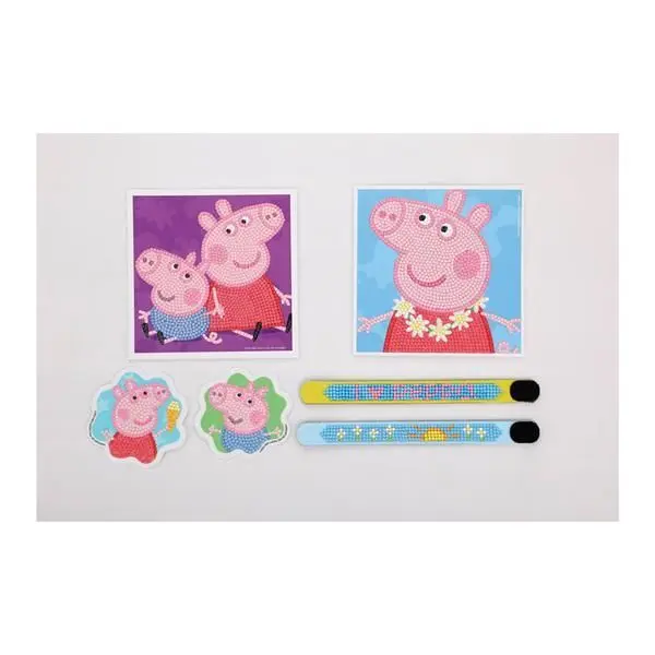 Bild: 4895225928439 | Dotzies by Diamond Dotz Set Peppa Pig | Kit (Bastelset) | 2592843