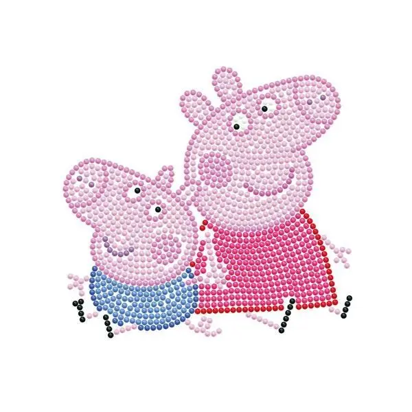 Bild: 4895225928439 | Dotzies by Diamond Dotz Set Peppa Pig | Kit (Bastelset) | 2592843