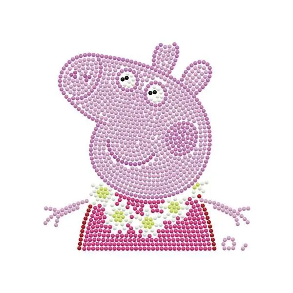 Bild: 4895225928439 | Dotzies by Diamond Dotz Set Peppa Pig | Kit (Bastelset) | 2592843