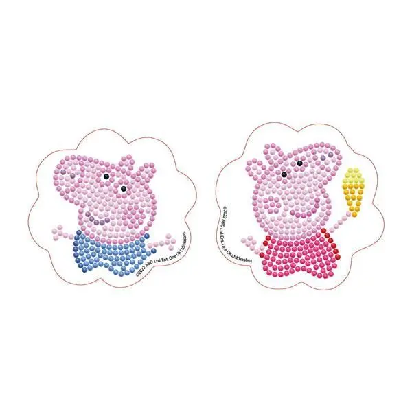 Bild: 4895225928439 | Dotzies by Diamond Dotz Set Peppa Pig | Kit (Bastelset) | 2592843