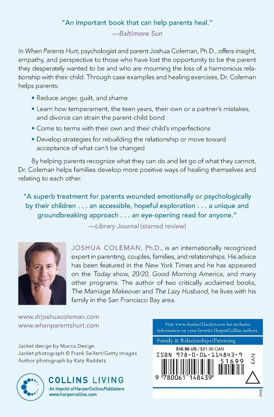 Rückseite: 9780061148439 | When Parents Hurt | Joshua Coleman | Taschenbuch | Englisch | 2008