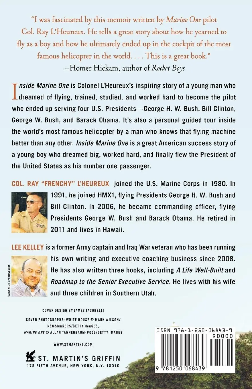 Rückseite: 9781250068439 | INSIDE MARINE ONE | Ray L'Heureux | Taschenbuch | Englisch | 2015