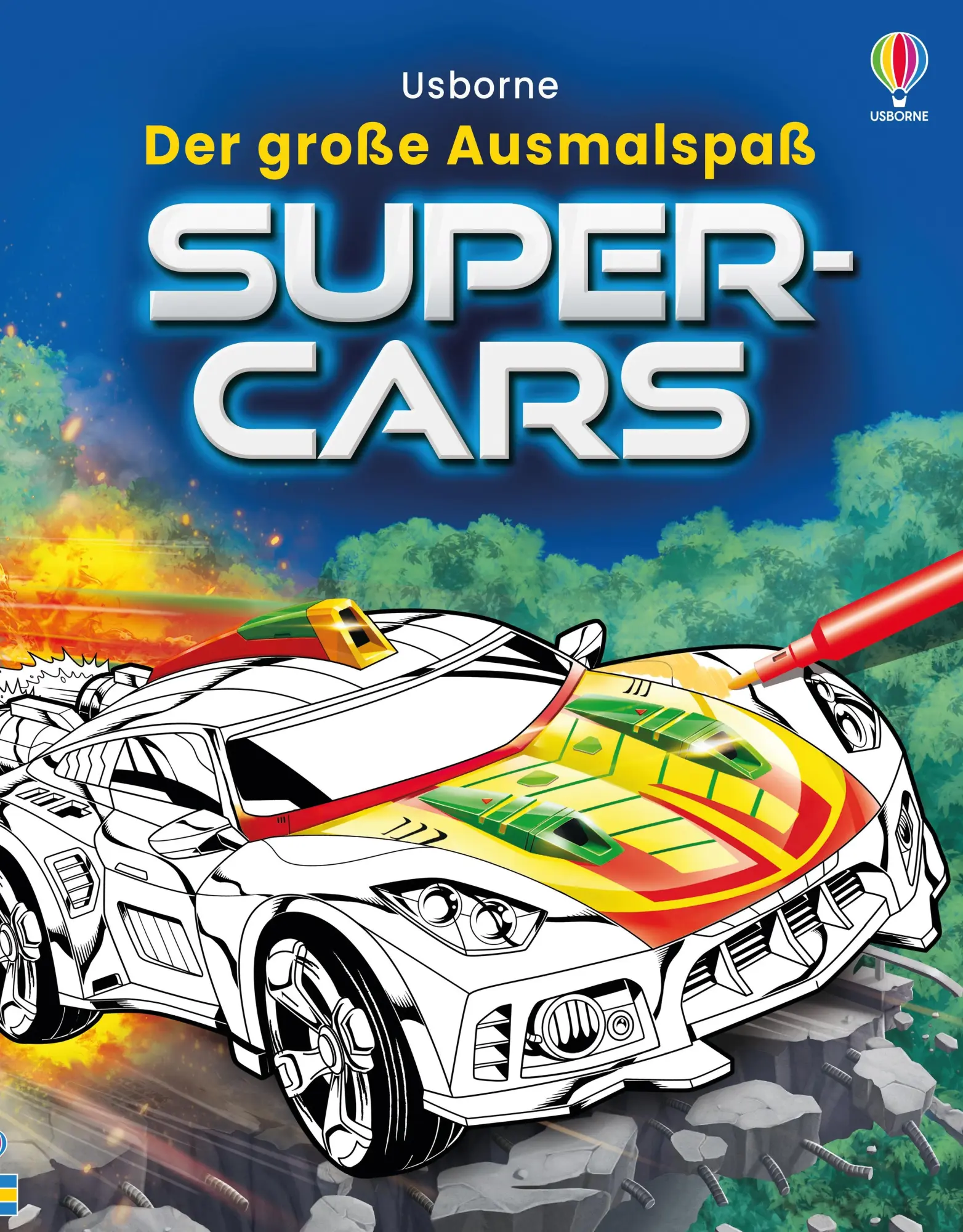 Cover: 9781789418439 | Der große Ausmalspaß: Supercars | Sam Smith | Taschenbuch | 24 S.