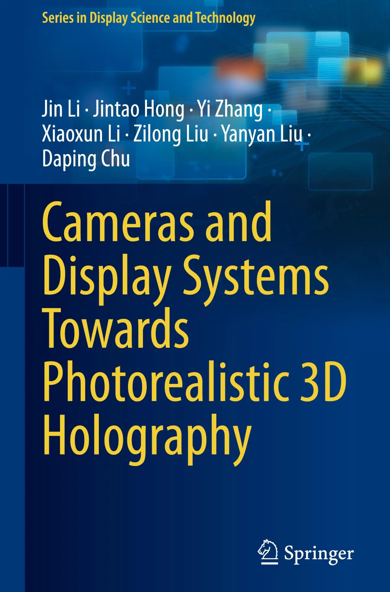 Cover: 9783031458439 | Cameras and Display Systems Towards Photorealistic 3D Holography
