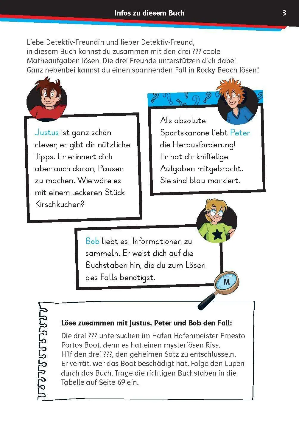 Bild: 9783129498439 | Die drei ??? Kids: Mein Übungsheft Mathe 1. Klasse - Rechnen bis 20