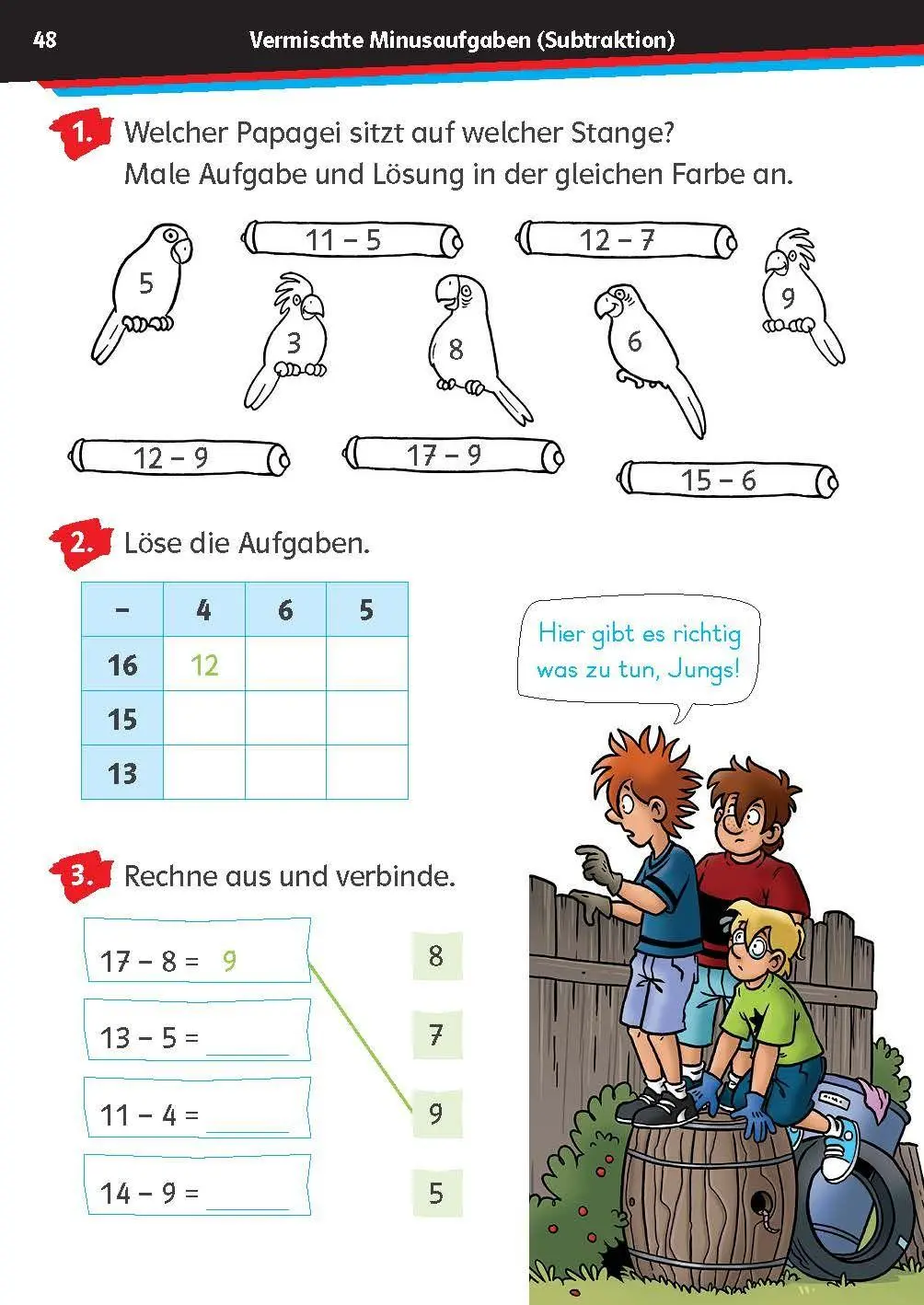 Bild: 9783129498439 | Die drei ??? Kids: Mein Übungsheft Mathe 1. Klasse - Rechnen bis 20