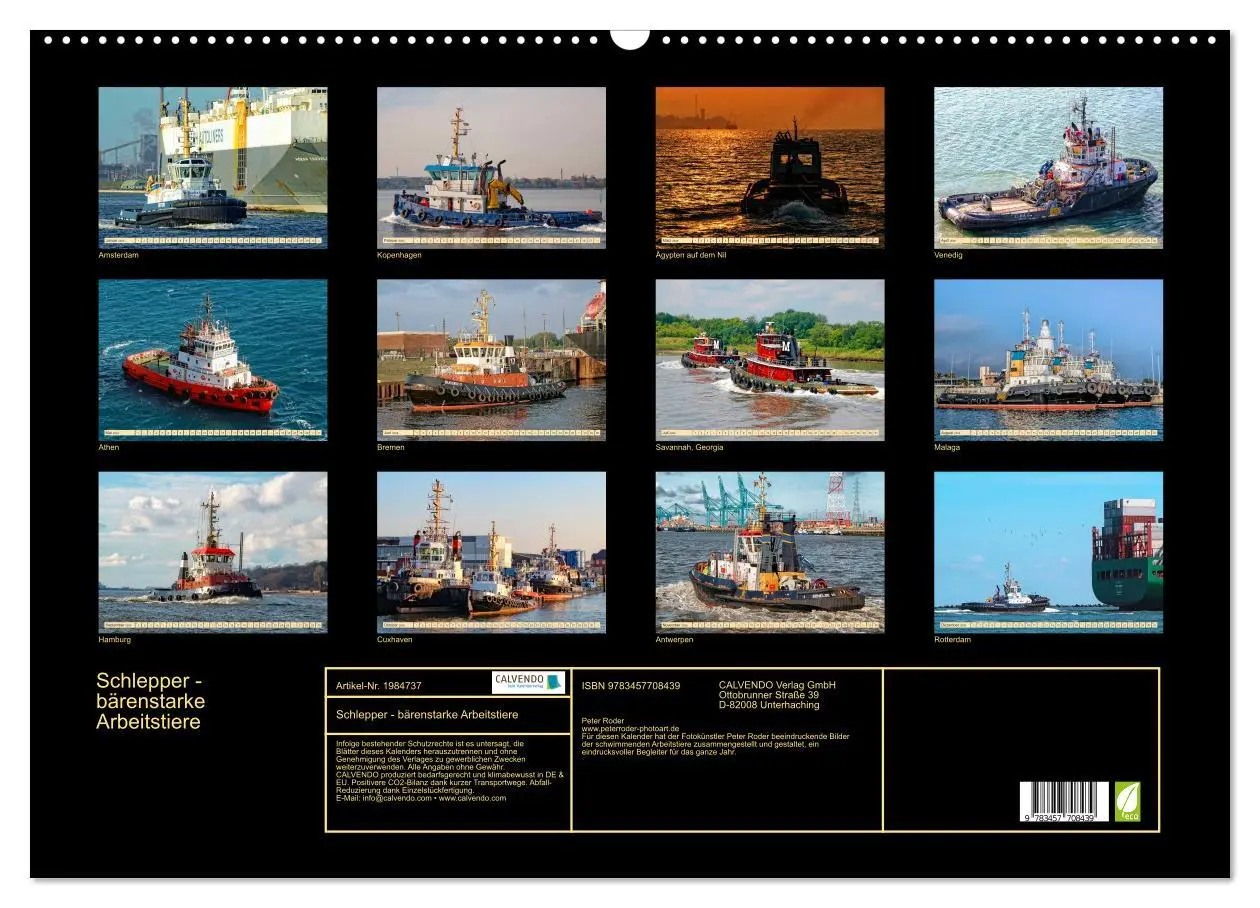 Bild: 9783457708439 | Schlepper - bärenstarke Arbeitstiere (Wandkalender 2026 DIN A2...