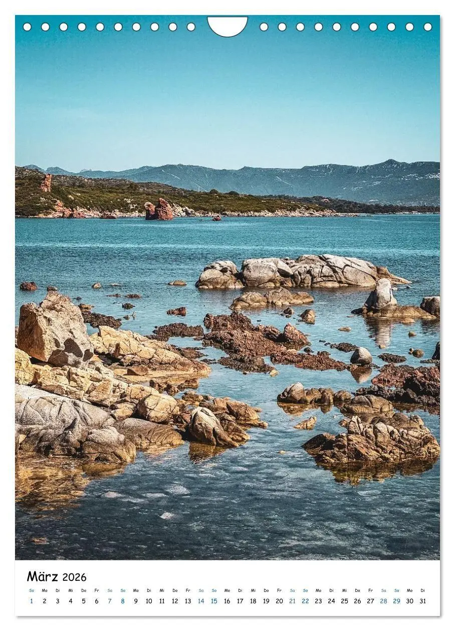 Bild: 9783516658439 | Magisches Sardinien (Wandkalender 2026 DIN A4 hoch), CALVENDO...