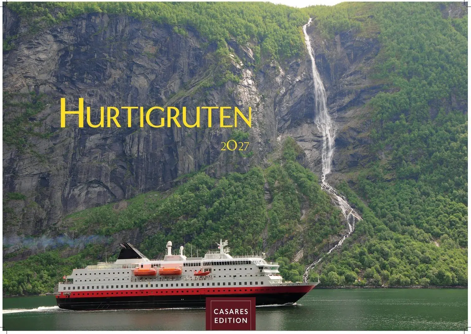 Hurtigruten Kalender 2027 - Wandkalender | Fotokalender Nordeuropa 35x50cm Grosses Format - Atemberaubende Natur- und Meereswelten, Abenteuer & Naturerlebnis - Perfektes Geschenk
