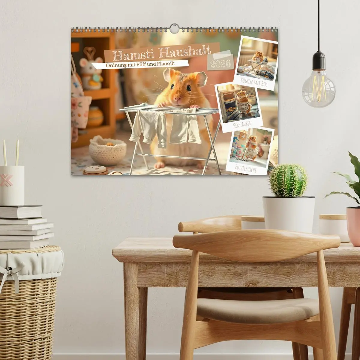 Bild: 9783457318539 | Hamsti Haushalt - Ordnung mit Pfiff und Flausch (Wandkalender 2026...