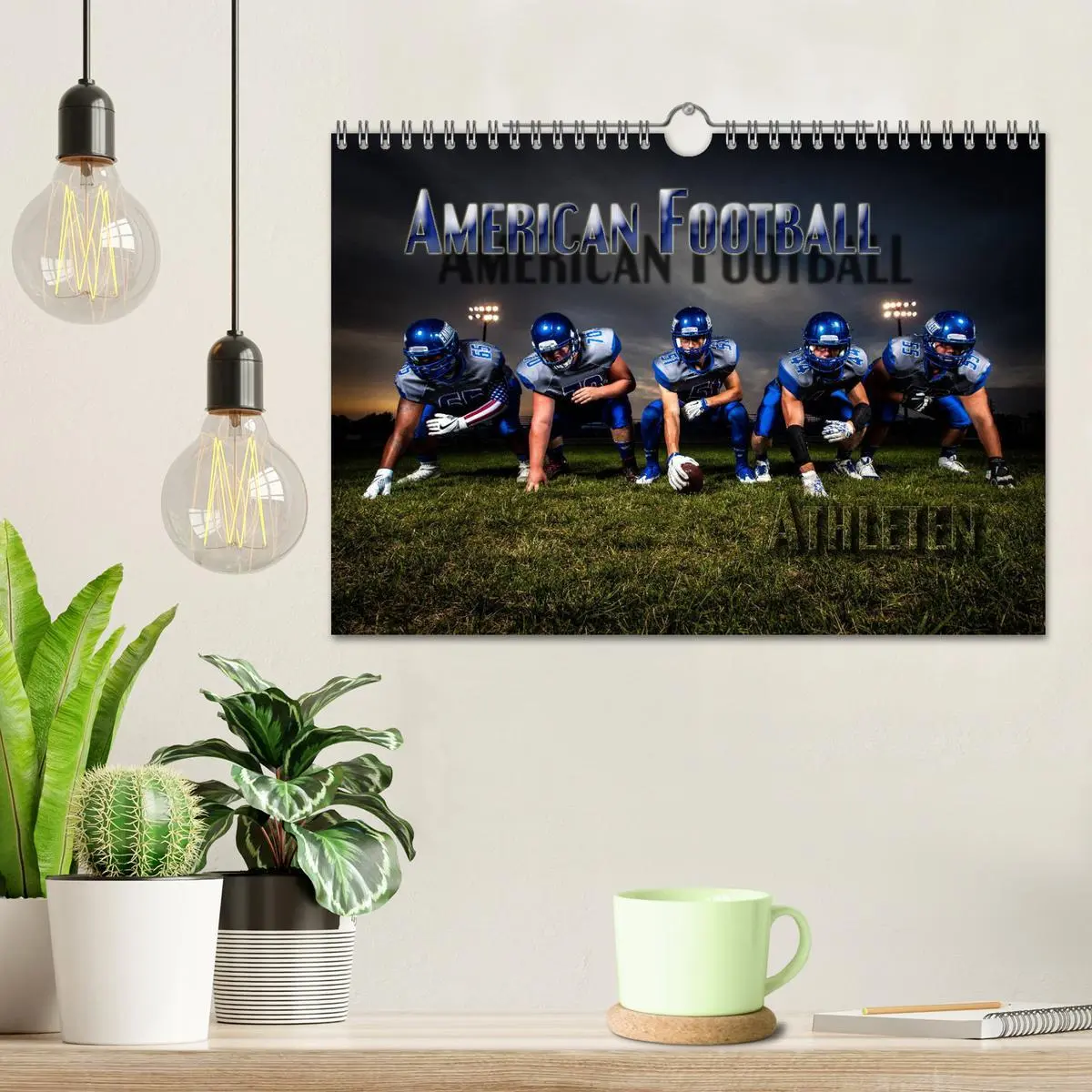 Bild: 9783457868539 | American Football - Athleten (Wandkalender 2026 DIN A4 quer),...