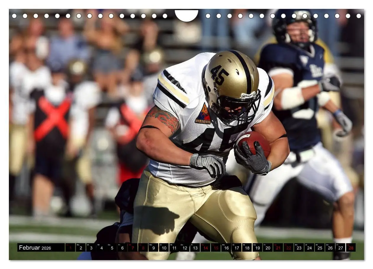 Bild: 9783457868539 | American Football - Athleten (Wandkalender 2026 DIN A4 quer),...