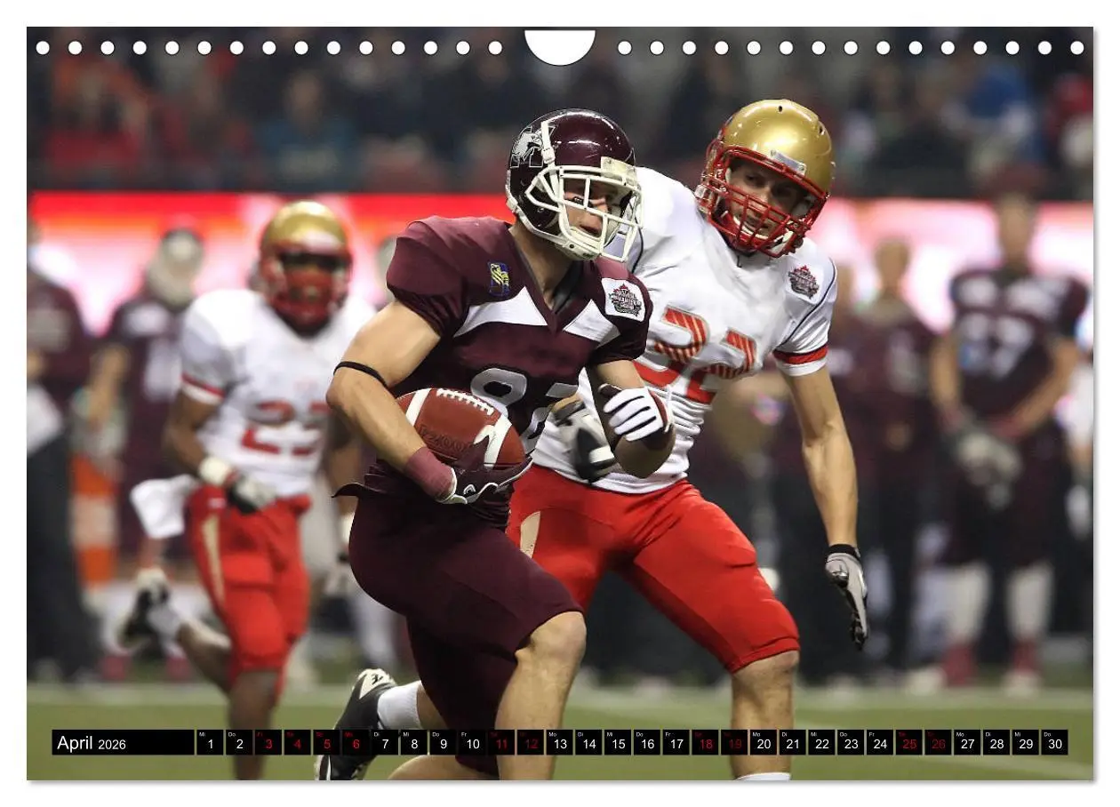 Bild: 9783457868539 | American Football - Athleten (Wandkalender 2026 DIN A4 quer),...